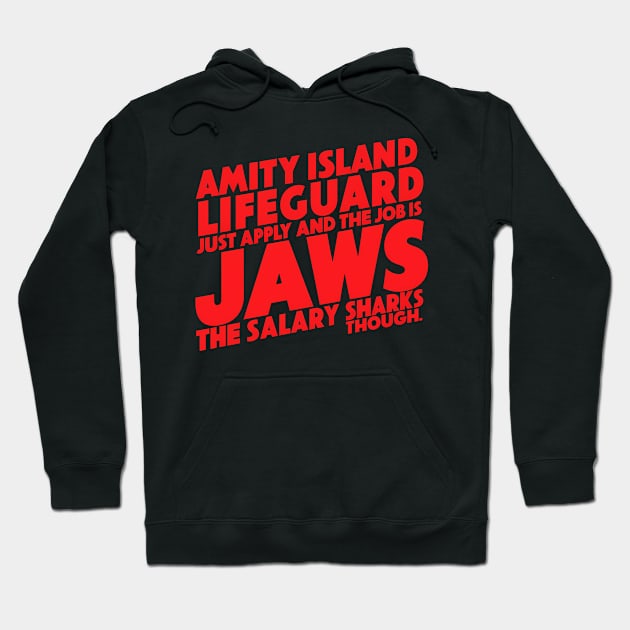 Amity Island: Lifeguard Hoodie by Whats That Reference?